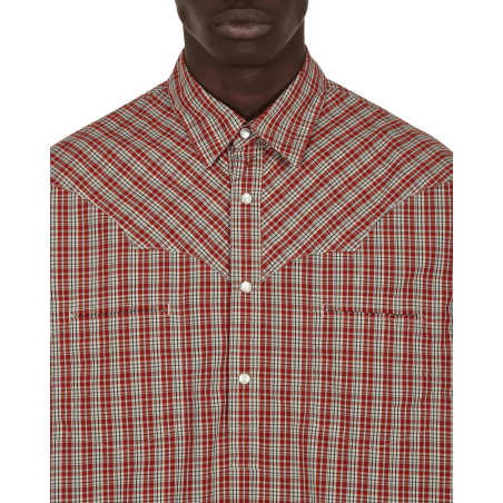 Brand New Check Longsleeve Shirt Red New Collection