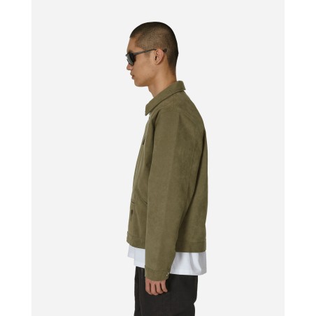 Brand New Ally Alcantara Jacket Army Green Latest Edition