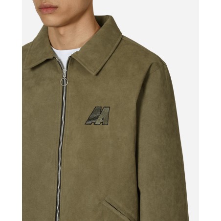 Brand New Ally Alcantara Jacket Army Green Latest Edition