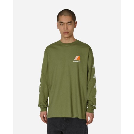 Brand New AA Logo Longsleeve T-Shirt Army Green