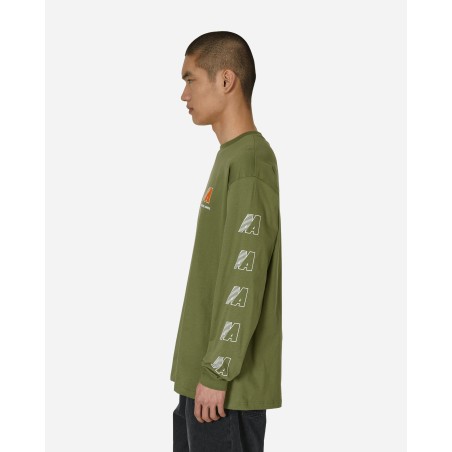 Brand New AA Logo Longsleeve T-Shirt Army Green