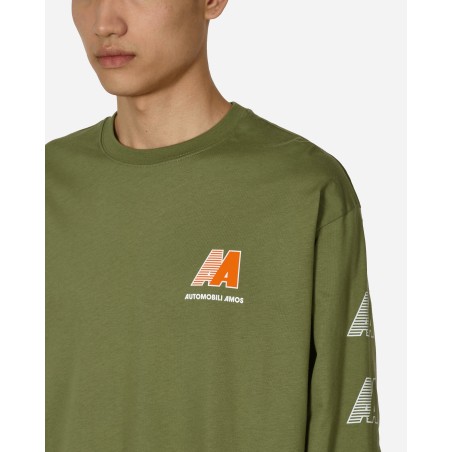 Brand New AA Logo Longsleeve T-Shirt Army Green