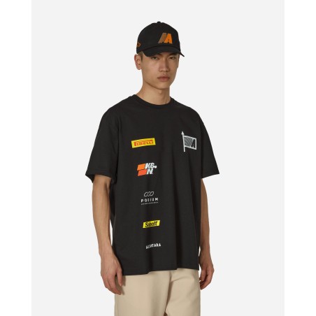 Brand New Racing Sponsors T-Shirt Black Hot New Item