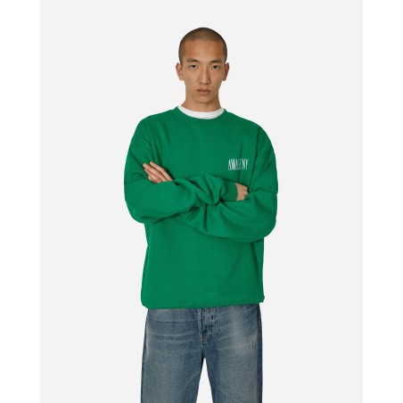 Brand New Logo Crewneck Sweatshirt Green New Release