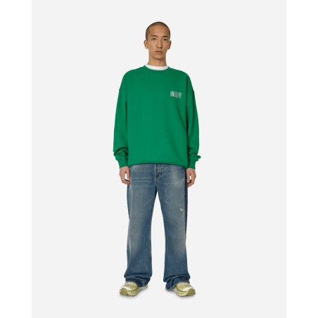 Brand New Logo Crewneck Sweatshirt Green New Release