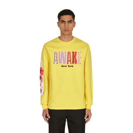 Brand New Bloom Logo Longsleeve T-Shirt Yellow Fresh Release