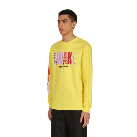 Brand New Bloom Logo Longsleeve T-Shirt Yellow Fresh Release