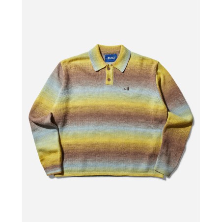 Brand New Men's Ombre Collared Sweater Multicolor Latest Edition