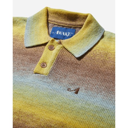 Brand New Men's Ombre Collared Sweater Multicolor Latest Edition