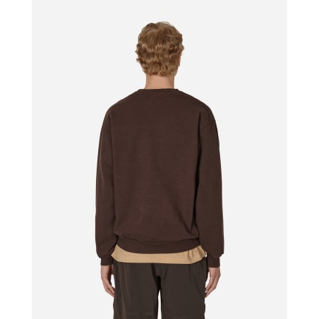 Brand New Experimental Studio Crewneck Sweatshirt Brown Hot New Item