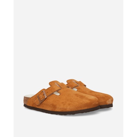 Brand New Boston Shearling Sandals Mink Just Launched