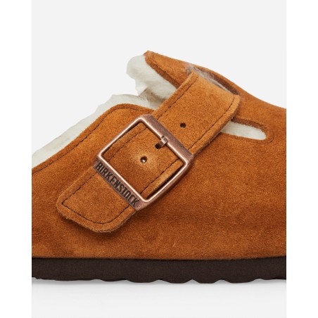 Brand New Boston Shearling Sandals Mink Just Launched