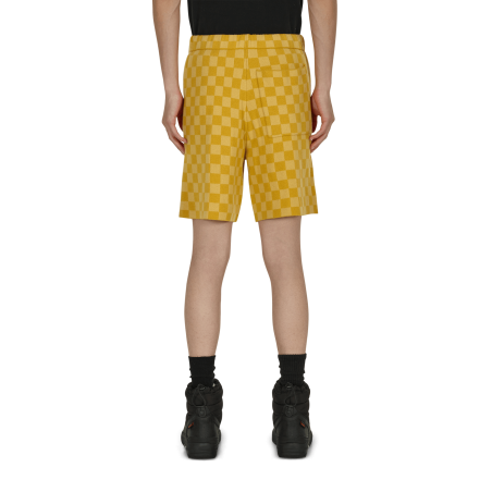 Brand New Duotone Checkerboard Shorts Yellow In Stock