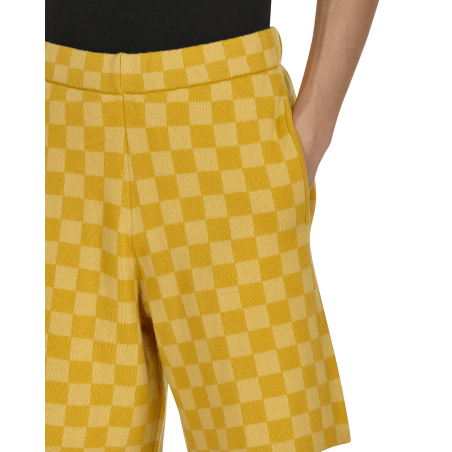 Brand New Duotone Checkerboard Shorts Yellow In Stock