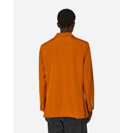 Brand New Ginger Faille Single-Breasted Suit Jacket Orange Available for Immediate Shipping