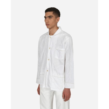 Brand New RickRack Pajama Shirt White New Stock