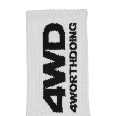 Brand New Logo Socks White Ready for Shipment