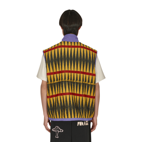 Brand New Configuration Sherpa Vest Multicolor Fresh Release