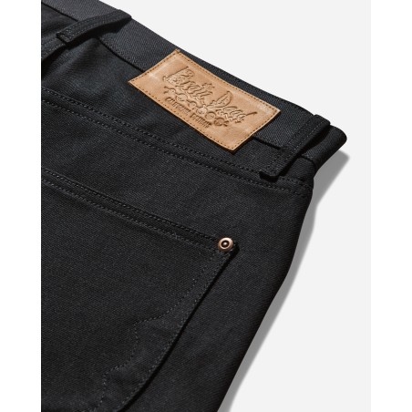 Brand New Men's Type 00 13.2oz Selvedge Denim Pants Solid Black Ready for Shipment