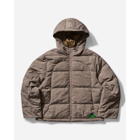 Brand New Men's Dimension Puffer Jacket Tan On Hand Now