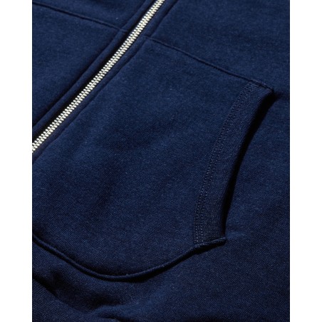 Brand New Men's Padded Elbow Zip-Up Hoodie Indigo Limited Stock