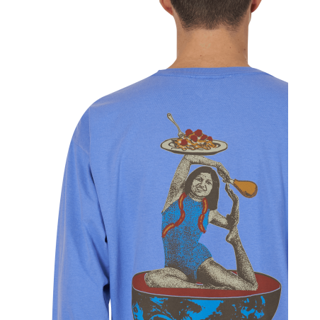 Brand New Slam Jam x SPACEDELICIOUS Longsleeve T-Shirt Blue Immediate Availability