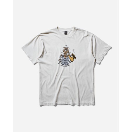 Brand New Men's Trash Cat T-Shirt Natural Limited Stock