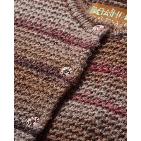 Brand New Women's Madera Knit Shortsleeve Sweater Brown On Hand Now