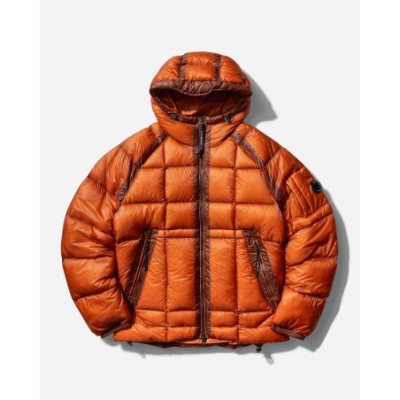 Brand New Men's D.D. Shell Hooded Medium Down Jacket Bombay Brown On Hand Now