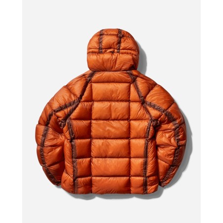 Brand New Men's D.D. Shell Hooded Medium Down Jacket Bombay Brown On Hand Now