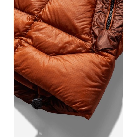 Brand New Men's D.D. Shell Hooded Medium Down Jacket Bombay Brown On Hand Now