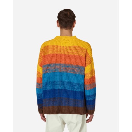 Brand New Sunset Rib Knit Sweater Multicolor New Release