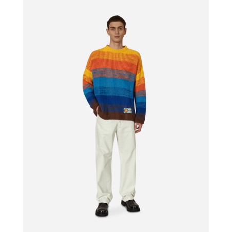 Brand New Sunset Rib Knit Sweater Multicolor New Release