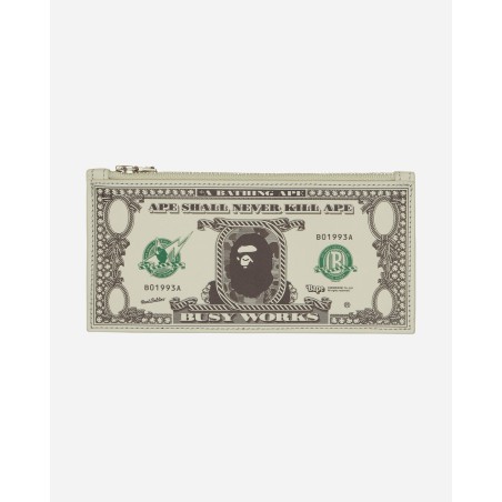 Brand New Banknote Design Pouch Green Just In