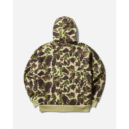 Brand New Men's Car-Lux Hooded Jacket Camo Duck Green / Turmeric