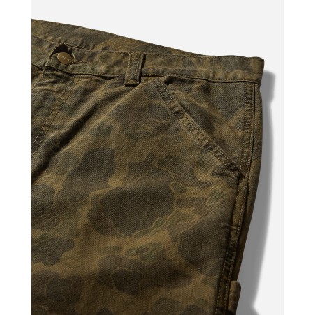 Brand New Men's Duck Single Knee Pants Camo Duck Green / Office Green On Hand Now