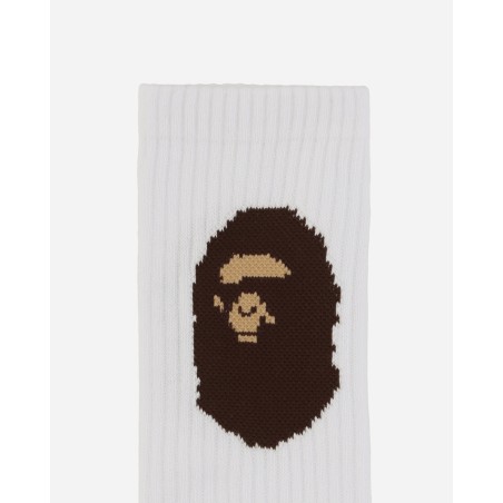 Brand New Ape Head Socks White Limited Stock