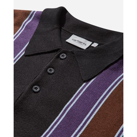 Brand New Men's Arlo Longsleeve Polo Sweater Kendricks Stripe In Stock