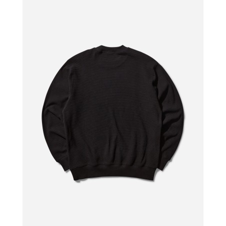 Brand New Men's Main Basics Crewneck Sweatshirt Black Fresh Release