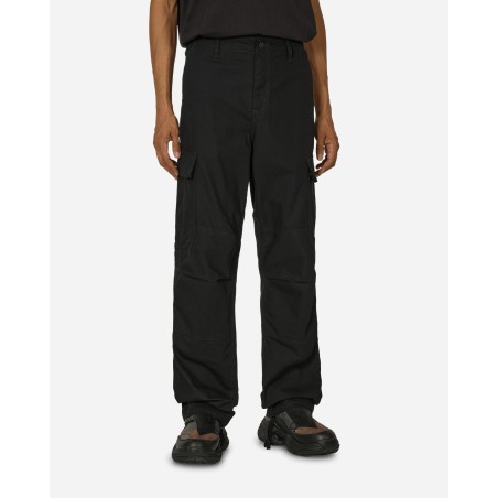 Brand New Regular Cargo Pants Black (Rinsed)