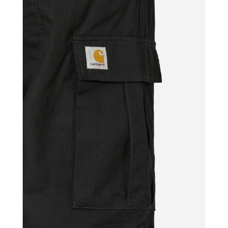 Brand New Regular Cargo Pants Black (Rinsed)