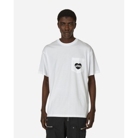 Brand New Amour Pocket T-Shirt White New Collection