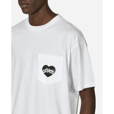 Brand New Amour Pocket T-Shirt White New Collection