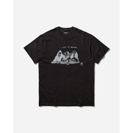 Brand New Men's Pepe Friends T-Shirt Black Just Launched