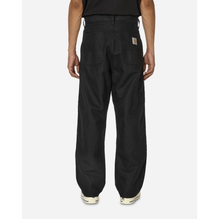 Brand New Walter Double Knee Pants Black (Rinsed) In Stock