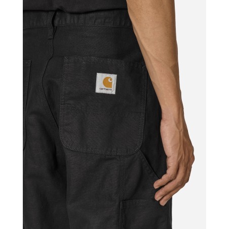 Brand New Walter Double Knee Pants Black (Rinsed) In Stock