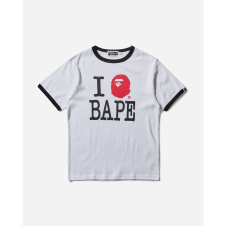 Brand New Men's I Love Bape T-Shirt White On Hand Now