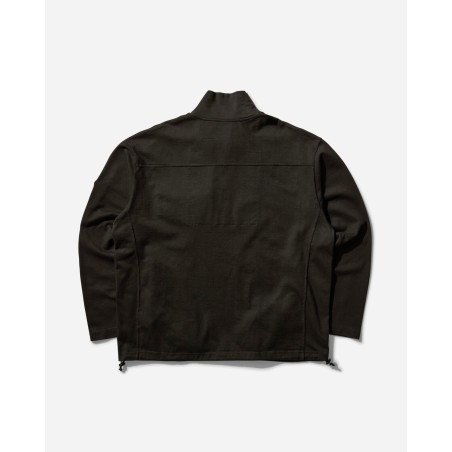 Brand New Men's Half Zip Light Pullover Black On Hand Now