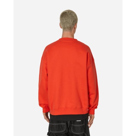 Brand New WTAPS Academy Crewneck Sweatshirt Orange Immediate Availability