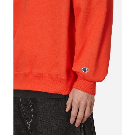 Brand New WTAPS Academy Crewneck Sweatshirt Orange Immediate Availability